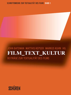 cover image of Film, Text, Kultur